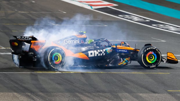 Norris pulls donuts after Abu Dhabi finale