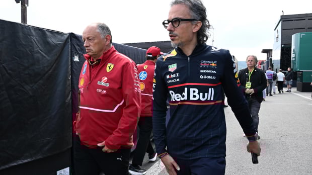 Frédéric Vasseur, Laurent Mekies, 2025, generic, Red Bull, Ferrari