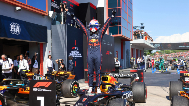 Max Verstappen after his win at Imola