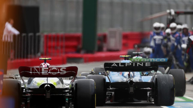 Hamilton, Ocon, Mercedes, Alpine, Imola, 2022