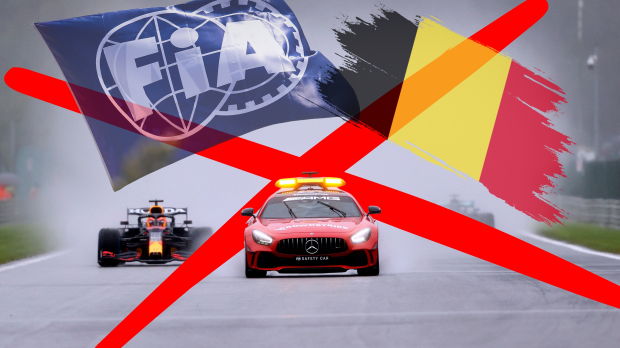 Rain at Belgian GP