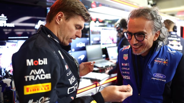 Verstappen and Mekies at Red Bull — Foto: © Red Bull Content Pool