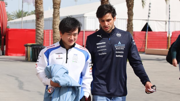 Carlos Sainz and Yuki Tsunoda in 2025