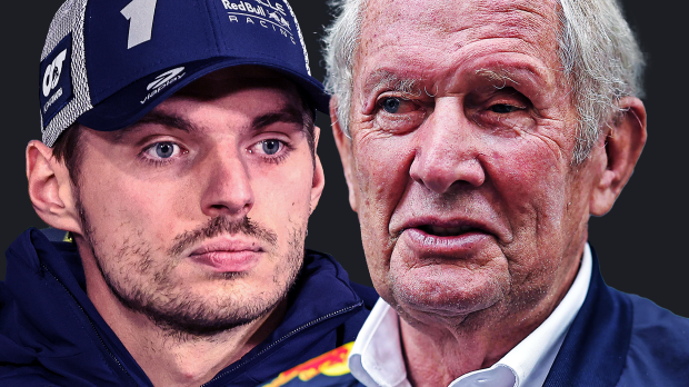 Max Verstappen and Dr. Helmut Marko