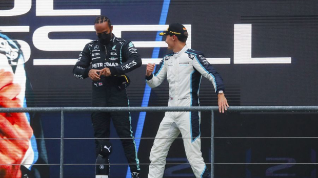 Hamilton, Russell, Mercedes, Williams, Belgium