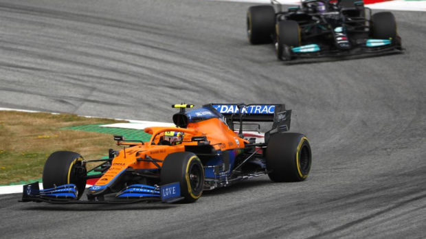 Norris, Hamilton, Austria 