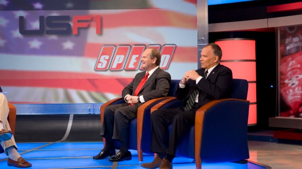 Ken Anderson (left) and Peter Windsor launched the US F1 project in February 2009