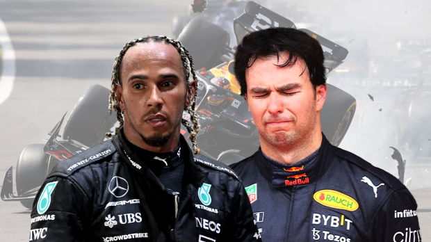 Lewis Hamilton and Sergio Perez