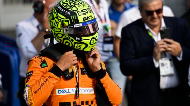 Lando Norris in Italy