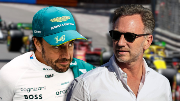 Fernando Alonso, Christian Horner, Social, 2024