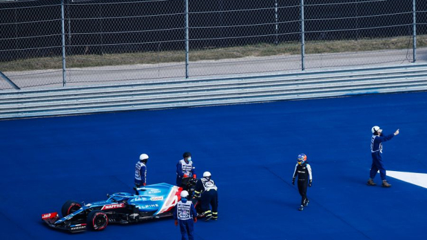 Alonso, Alpine, United States GP