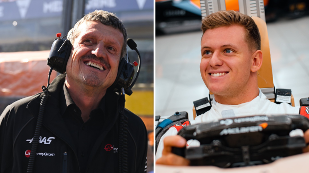 Mick Schumacher and Guenther Steiner