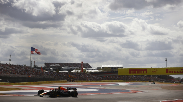 Sergio Pérez in race op Circuit of the Americas