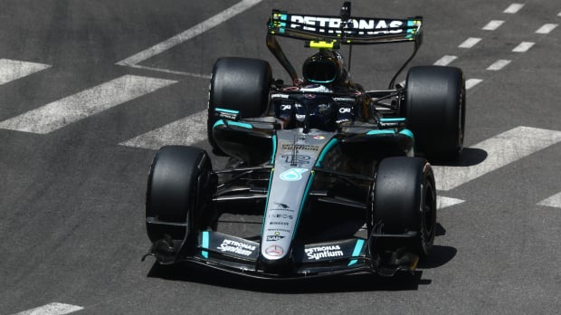Antonelli during FP1 in Monaco — Foto: © IMAGO
