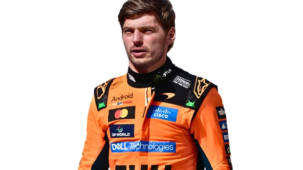 Verstappen in McLaren suit — Photo: © IMAGO