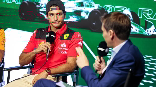 Sainz in Saudi Arabia
