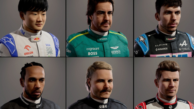 F1 24 game faces