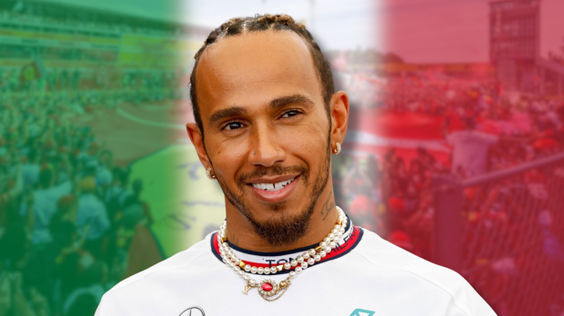 Lewis Hamilton in Italy