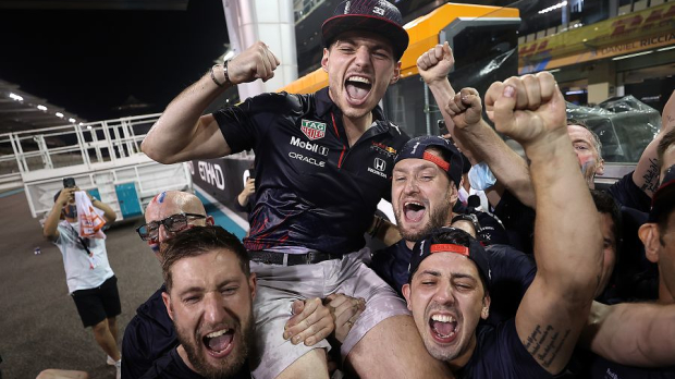Verstappen in Abu Dhabi 