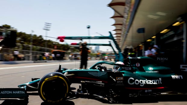 Vettel struggled to perform in Baku practice