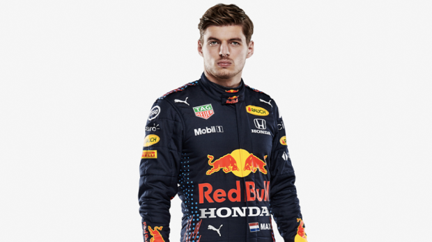 Overall en helm Verstappen