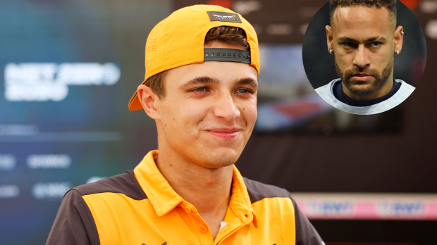 Lando Norris has beaten soccer icon Neymar to a Twitch streaming title