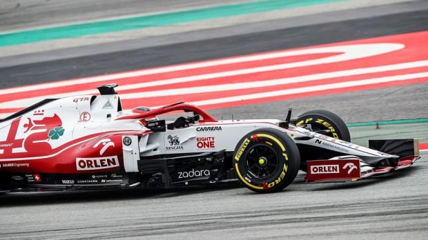 Kubica shakes down the C41