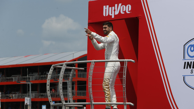 Van Kalmthout op Iowa Speedway