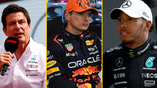 Wolff, Hamilton, Verstappen