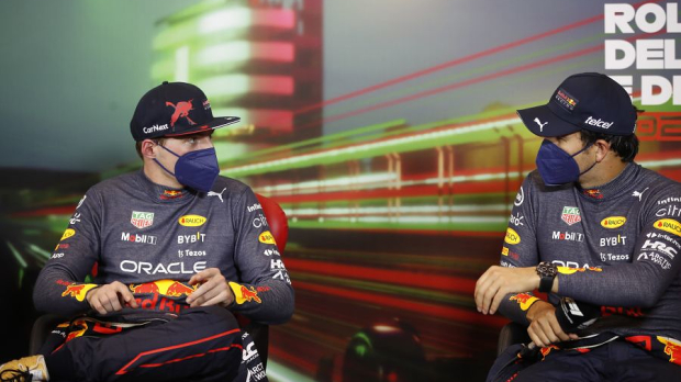 Max Verstappen and Sergio Perez