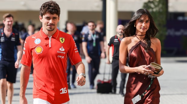 Charles Leclerc, Alexandra Saint Mleux, Ferrari, Abu Dhabi, 2024