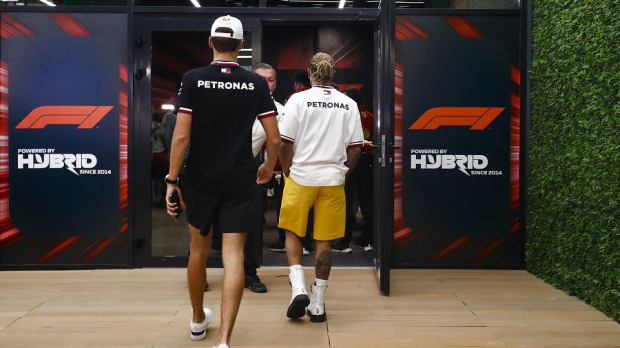 Lewis Hamilton and George Russell heading to the meeting in Saudi-Arabia