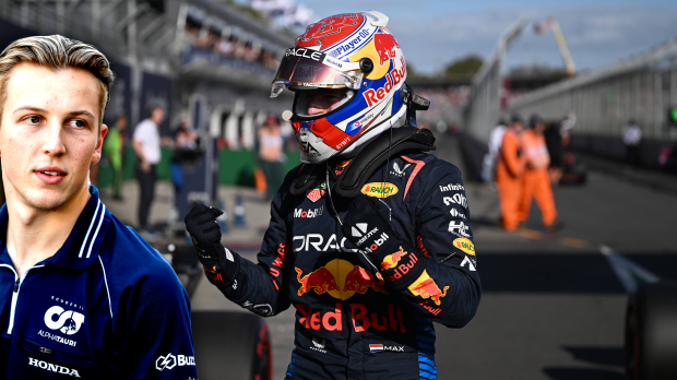 Lawson,Verstappen, social