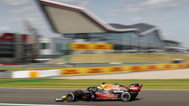 Red Bull's Max Verstappen in the British Grand Prix