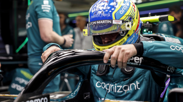 Alonso voor kwalificatie in Bahrein