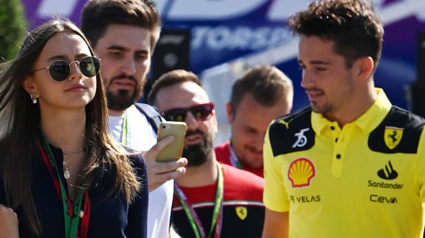 Charlotte Sine and Charles Leclerc