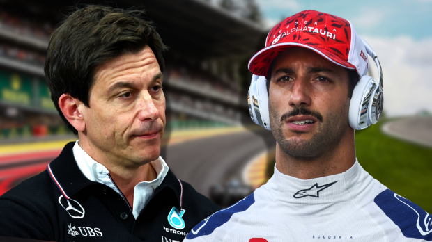 Toto Wolff, Daniel Ricciardo, 2024, Social