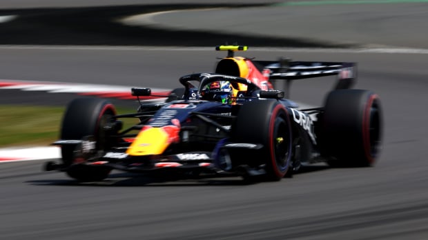 Hadjar during practice at Silverstone — Foto: © Red Bull Content Pool
