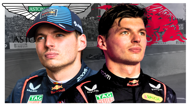 max verstappen, aston martin, red bull, graphic