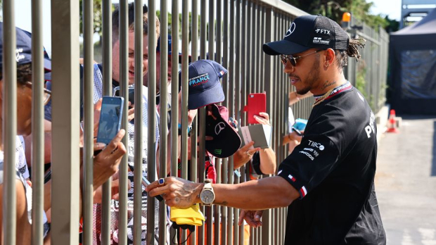 Hamilton, Mercedes, France, 2022