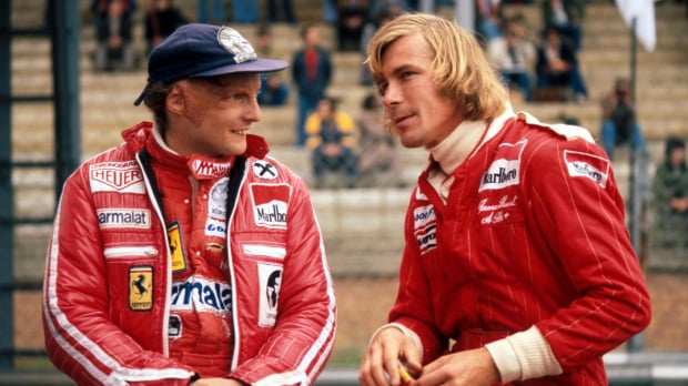 Hunt beat Lauda to the 1976 title in Japan