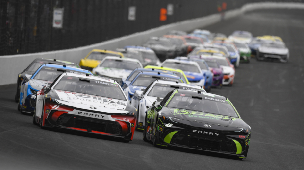 An image of the 2024 NASCAR Cup Series race at Indianapolis Motor Speedway