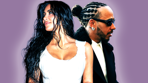 Lewis Hamilton and Kim Kardashian