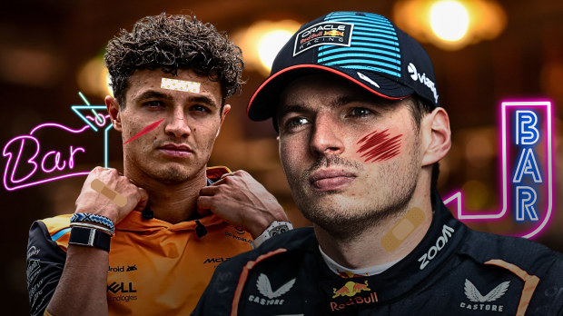 lando norris, max verstappen, graphic, bar