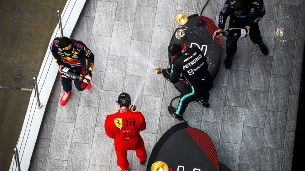 Podium in Russia