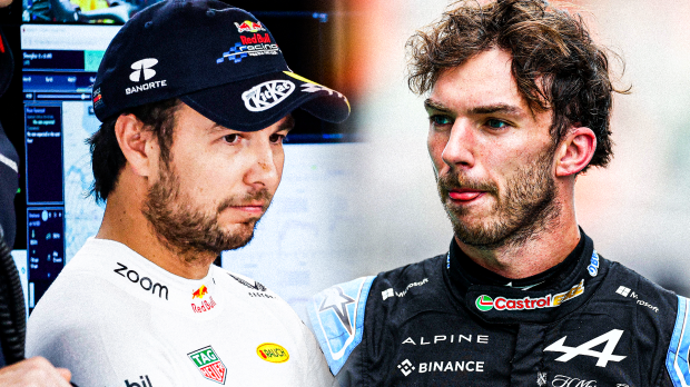 Gasly, Pérez, socials