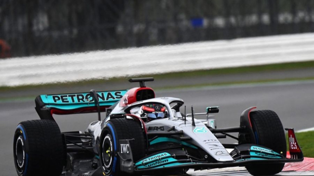 Mercedes W13 at Silverstone