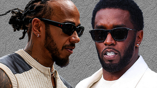 Lewis Hamilton and P. Diddy
