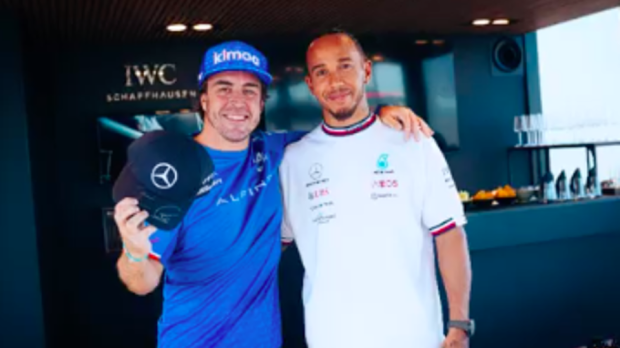 Lewis Hamilton and Fernando Alonso