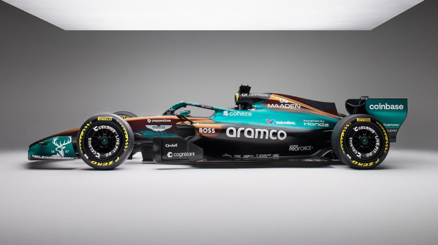 Aston Martin's new livery for the Monaco GP — Foto: © Aston Martin Aramco F1 Team